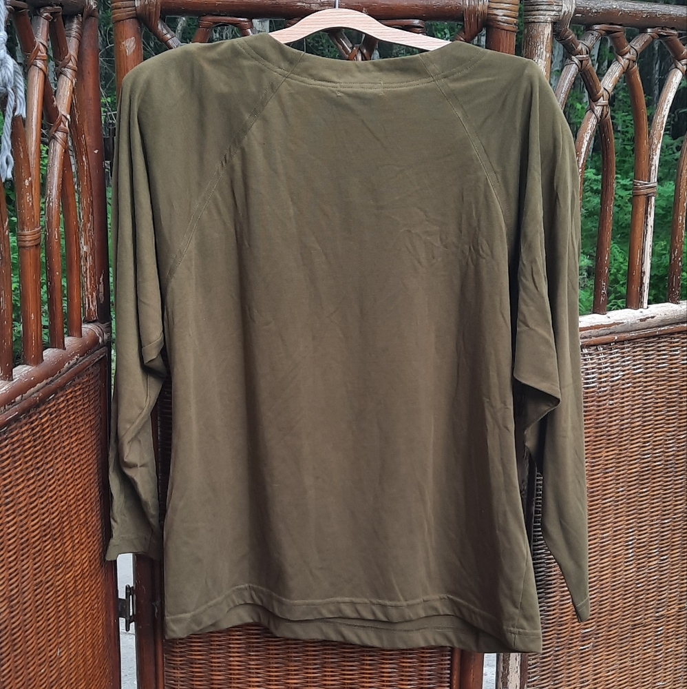 🆕️ French Navy Vintage 80s Long Sleeve Shirt - Picture 3 of 5
